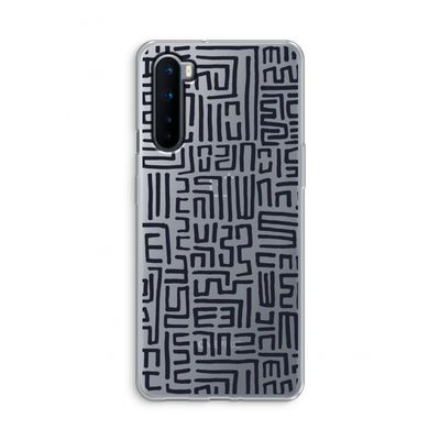 Moroccan Print: OnePlus Nord Transparant Hoesje
