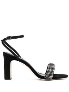 Loeffler Randall sandales Shay 80 mm à ornements strassés - Noir