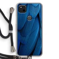 Pauw: Pixel 4a Transparant Hoesje met koord