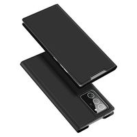 Dux Ducis Skin Pro Samsung Galaxy Note20 Ultra Flip Case met Kaartsleuf - Zwart - thumbnail