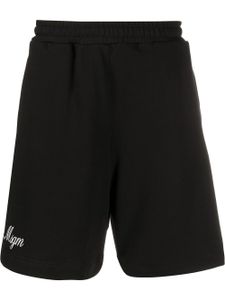 MSGM short à logo imprimé - Noir