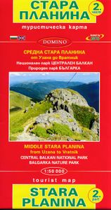 Wandelkaart 2 Stara Planina gebergte | Domino