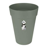 ELHO Loft Urban Ronde bloempot High 35 - Groen - Ø 34 x H 45 cm - buiten - 100% gerecycled