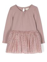 Konges Sløjd robe en tulle à manches longues - Tons neutres