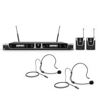 LD Systems U500 serie BPH2 2x Draadloos Microfoonsysteem met Bodypack en Headset