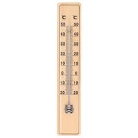 Thermometer buiten - beukenhout - 20 cm - Buitenthermometers - thumbnail