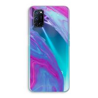 Zweverige regenboog: Oppo A72 Transparant Hoesje