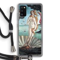 Birth Of Venus: Samsung Galaxy A41 Transparant Hoesje met koord