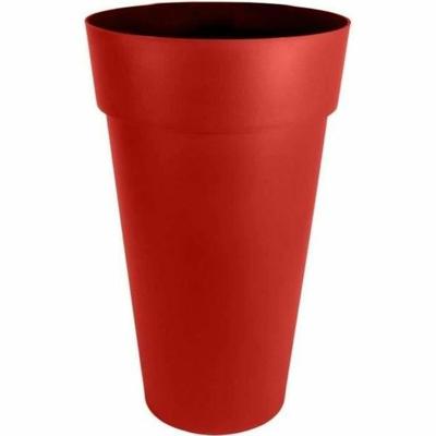 Bloempot EDA XXL Rood rouge Ø 48 x 80 cm 48 x 80 cm Plastic Cirkelvormig