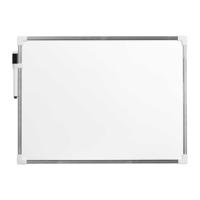 Pincello Whiteboard magnetisch - met marker en dop gum - 30 x 40 cm - kunststof   -