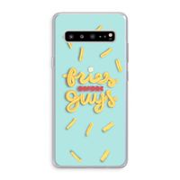 Always fries: Samsung Galaxy S10 5G Transparant Hoesje