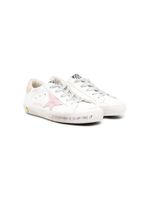 Golden Goose Kids baskets Super-Star en cuir - Blanc