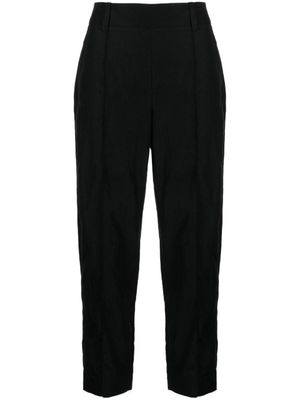 Vince pantalon court à design plissé - Noir
