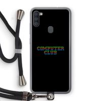 Retro: Samsung Galaxy A11 Transparant Hoesje met koord