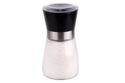 Cookinglife Peper- of Zoutmolen Glas Zwart 175 ml