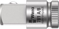 Wera 781 a 1/4" adapter | verbindingsstuk | 781 a/b x 3/8 x 25.2 mm x 1/4" - 05042670001