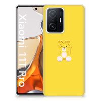 Xiaomi 11T | 11T Pro Telefoonhoesje met Naam Baby Leopard - thumbnail