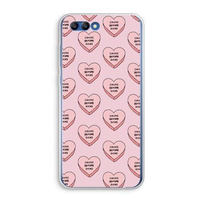 Chicks before dicks: Honor 10 Transparant Hoesje