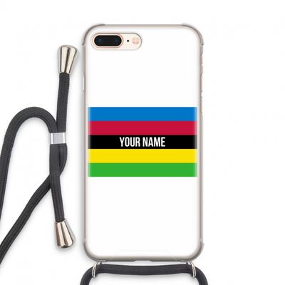 WK Wielrennen: iPhone 7 PLUS Transparant Hoesje met koord