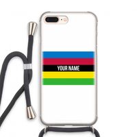 WK Wielrennen: iPhone 7 PLUS Transparant Hoesje met koord