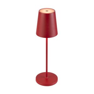 SLV Buiten tafellamp Vinolina Two rood - oplaadbaar 1007694