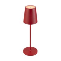 SLV Buiten tafellamp Vinolina Two rood - oplaadbaar 1007694