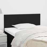 Hoofdbord 80x5x78/88 cm stof zwart