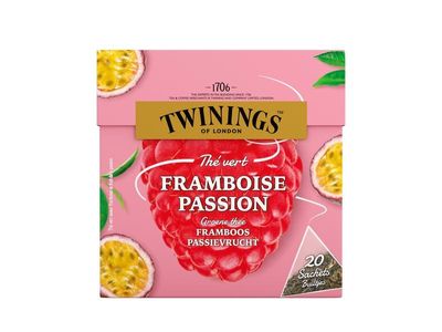 Twinings Groene thee framboos passievrucht (20 Zakjes)