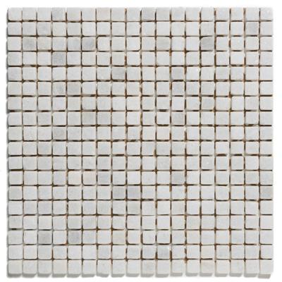 The Mosaic Factory Natural Stone Mozaiek Tegel Vierkant - Cararra Anticato Marmer Natural 305x305 mm