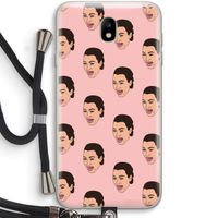 Ugly Cry Call: Samsung Galaxy J7 (2017) Transparant Hoesje met koord