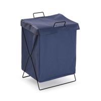 Wasmand Versa Blauw Polyester Metaal Polyethyleen 35 X 48 X 30 CM