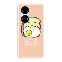 Sleep All Day: Huawei P50 Transparant Hoesje
