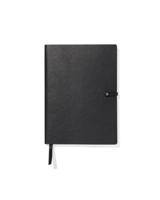 HEMA Notitieboek Gelinieerd PU Zwart 12.9x17.8