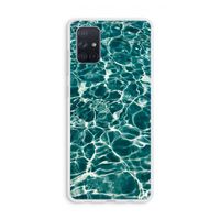 Weerkaatsing water: Galaxy A71 Transparant Hoesje