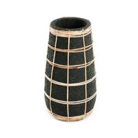 De Cutie Vaas - Zwart Naturel Medium