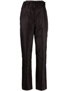 ROTATE BIRGER CHRISTENSEN pantalon à taille haute ceinturée - Noir