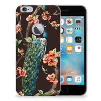 Apple iPhone 6 Plus | 6s Plus | TPU Hoesje | Pauw met Bloemen