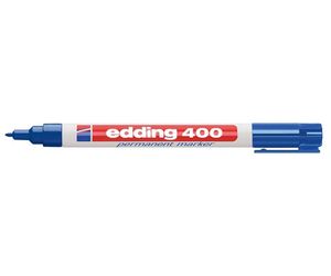 Viltstift edding 400 rond blauw 1mm