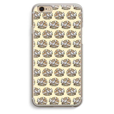 Slapende poes: iPhone 6 / 6S Transparant Hoesje