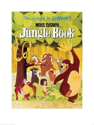 Kunstdruk The Jungle Book Jumpin 60x80cm