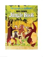 Kunstdruk The Jungle Book Jumpin 60x80cm