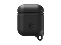 Xccess Xccess Shockproof Silicone Case with Hook for Apple Airpods Black