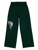 DSQUARED2 KIDS pantalon de jogging ample à logo imprimé - Vert