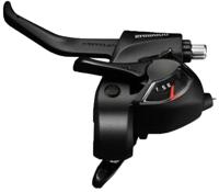 SHIMANO versteller (links) met remhendel 3 speed tourney st-tx800 2-vingers zwart