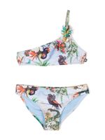 Molo bikini à imprimé tropical - Bleu - thumbnail