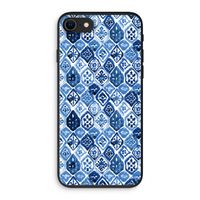 Blauw motief: iPhone SE 2020 Biologisch afbreekbaar hoesje