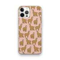Alpacas: iPhone 12 Pro Transparant Hoesje