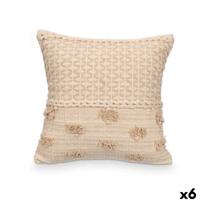 Kussen Gift Decor Beige Natuurlijk 45 x 15 x 45 cm (6 Stuks)