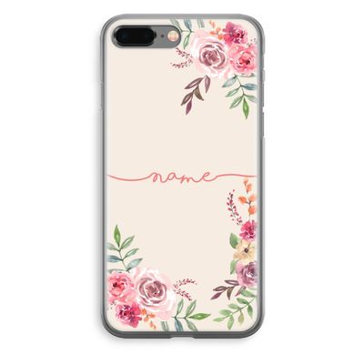 Rozen: iPhone 8 Plus Transparant Hoesje