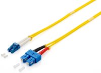 Equip 254331 Glasvezel kabel 1 m LC SC OS2 Geel